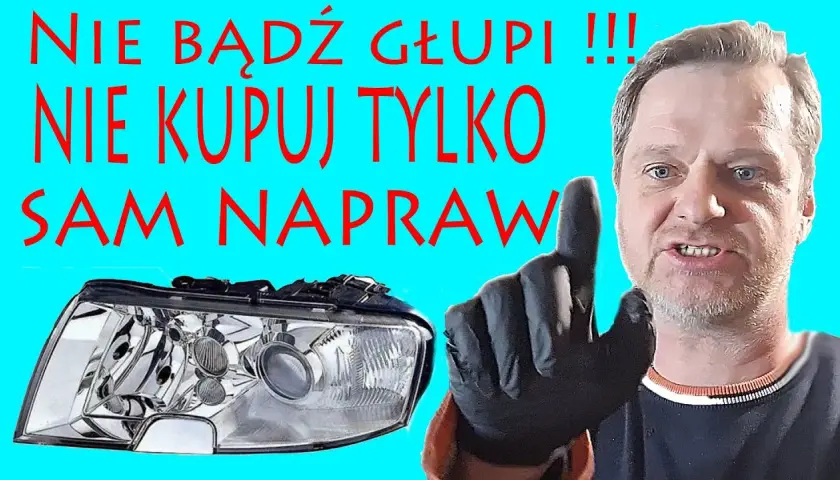 Jak skleić pęknięty klosz lampy samochodowej i uniknąć kosztownych napraw