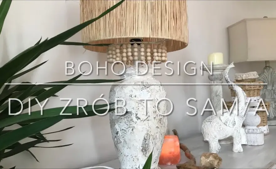 Jak stworzyć unikalny abażur boho DIY - proste instrukcje krok po kroku